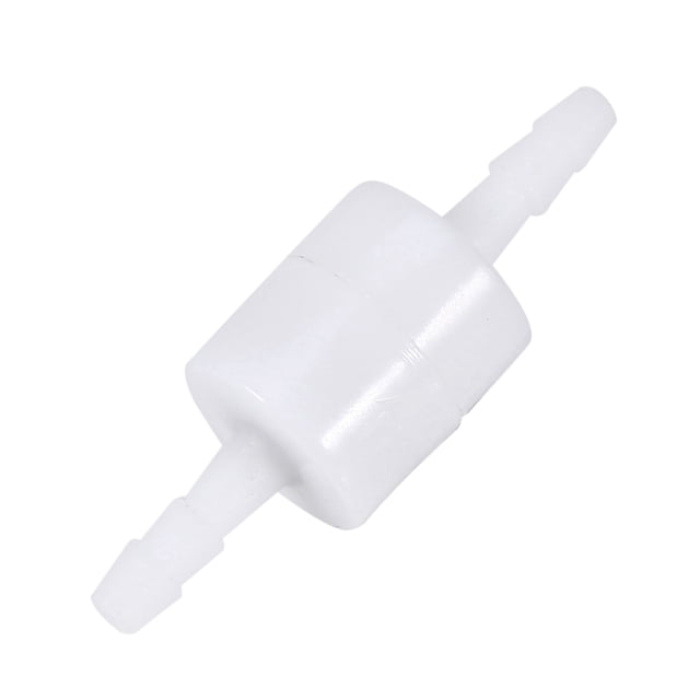 Plastic 1-Way Check Valve, Plastic White Plastic 1-Way Valve, Durable Inline Check Valve, For Water Gas Air