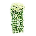 thumbnail image 3 of AFQH 2PCS Elegant Violet Wall Hanging Faux Flower Vine - Perfect for Weddings & Home, 3 of 8