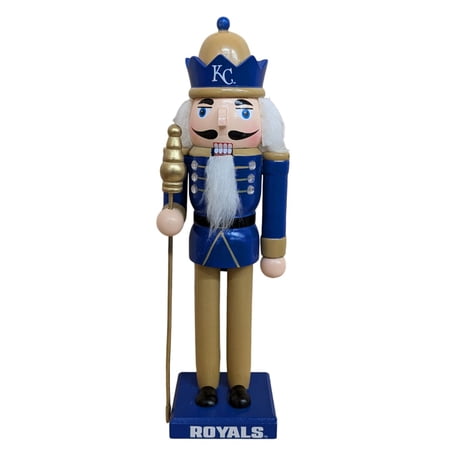 Kansas City Royals 12 Wooden Nutcracker Statue