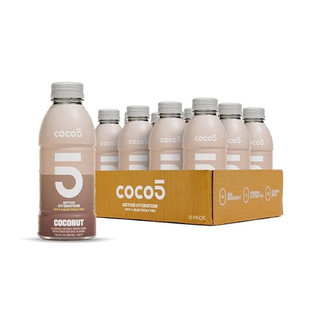 Coco5 Coconut - Natural Hydration - 16.9 OZ - 12 Pack