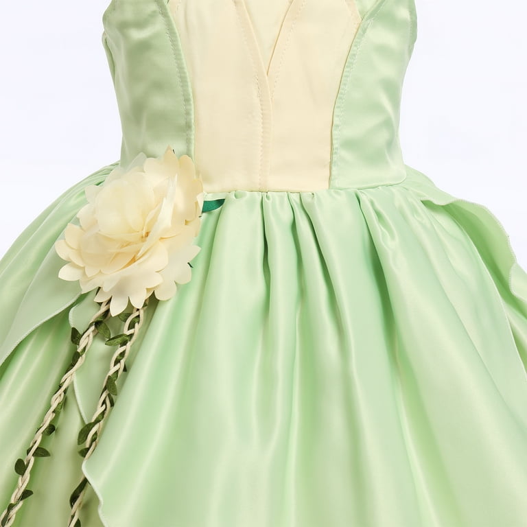 Princess Tiana Dress Princess and the Frog Costume Princess Tiana Tutu  Dress 