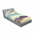 thumbnail image 3 of Ambesonne Landscape Fitted Sheet & Pillow Sham Set, Brazilian Plateau, Full, Multicolor, 3 of 3