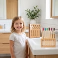 thumbnail image 6 of Toothbrushes Medium Bristles - Family 10 Pack Wooden Toothbrush, 6 of 7