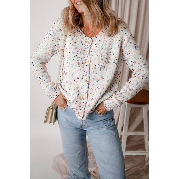 Redhotype Unboxed: Sparkling Confetti Cardi - Fashionable Flair!