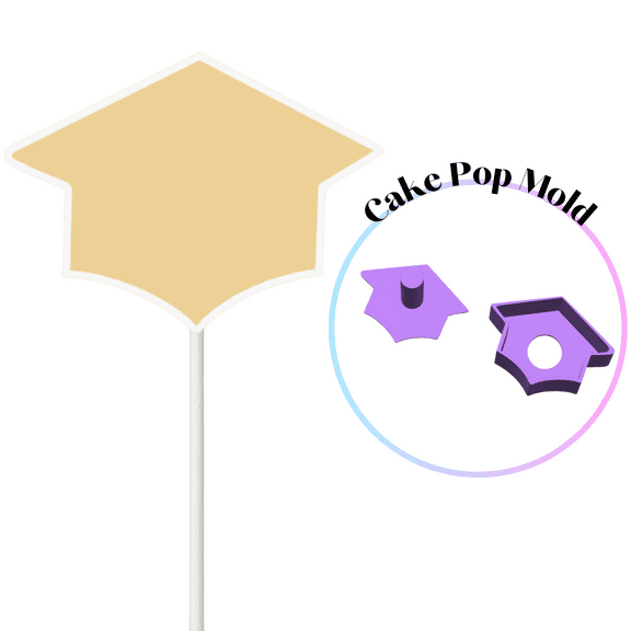 Graduation Cap Cake Pop Mold