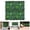 4 Pieces 50*50cm, variant on Panapinka Artificial Green Wall Panel, Vertical Multi-Layer Design, Realistic Foliage, Interlocking System for DIY Installation, Indoor/Outdoor Decor for Home, Office, Garden or Events