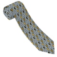 thumbnail image 3 of Fotbe Lightning Bolts Corbata Clásica para Hombre con Estampado – Corbata de Seda Jacquard Tejida, para Negocios, Bodas y Eventos Formales, 3 of 7