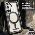 thumbnail image 6 of Pelican Voyager Samsung Galaxy S26 Magnetic Phone Case with Holster -Black/Clear, 6 of 9