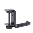 thumbnail image 4 of Cateissary Nuevo soporte Universal duradero en forma de L para auriculares, soporte de pared para auriculares con gancho Simple, soporte para auriculares de Cables de audio/vídeo Negro Tipo 1, 4 of 6