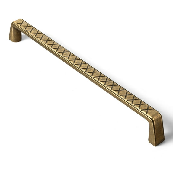 Goo-Ki 6 Pack Antique Brass Cabinet Pulls 7.6'' (192MM) Hole Centers Kitchen Vintage Retro Cabinet Handles Hardware