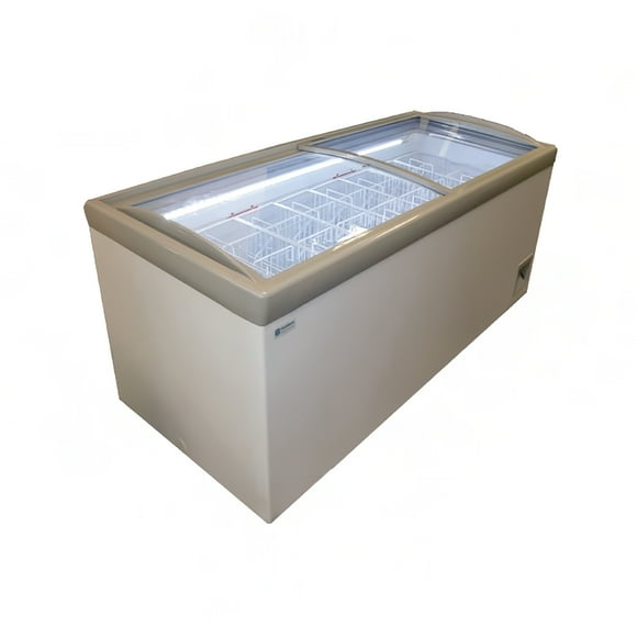 Excellence Industries HM-23HC Congélateur Mobile pour Crème Glacée 73 3/4 Pouces avec Capacité de 8 Paniers - Blanc, 115v