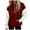 Wine, variant on SwiftWear Women's Fashion Contrast Hoodie Oversized Colorblock Pullover Tops with Pocket, Modern Streetwear Style Comfort Fit Wine