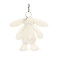 thumbnail image 3 of Blossom Cream 'Berry' Bag Charm, Cute Soft Plush Keychain, 7 Inches, 3 of 3