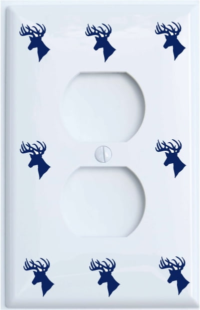 Light Switch Plate & Outlet Covers CABIN DECOR ~ BUCK DEER FAWN FAMILY 