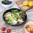 thumbnail image 2 of Large Pasta Bowls Set of 6, White Pasta Plates, Shallow Wide Dinner Bowls, Serving Bowl Set, Premium Porcelain Pasta salad Bowls, Ceramic Plate Bowls for Kitchen, Microwave Dishwasher Safe, 8 inch, 2 of 8