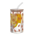 thumbnail image 2 of Holiday Time Gingerbread Man Clear Square Glass Sipper, 1PK, 2 of 5