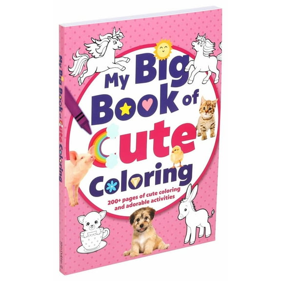 My Big Book of Cute Coloring, 224 pages (Paperback)