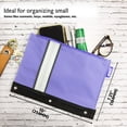 thumbnail image 2 of BAZIC Morandi Edition 3-Ring Pencil Pouch, School Student Office, Assorted Color, 4-Pack, 2 of 7