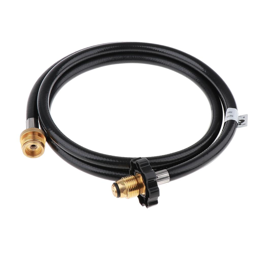 6Ft Propane Tank Adapter Converter &Hose to LP Cylinder POL Connection 