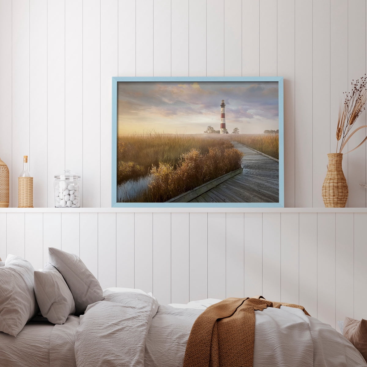 Private Path I by Mike Calascibetta - Restickable Framed Giclée Print