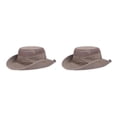 thumbnail image 2 of Sonducket Sombrero de pescador para mujer Gorra de ala ancha ajustable Sombreros de cubo de diseño simple Café 2Conjunto, 2 of 6