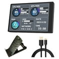 thumbnail image 1 of 3.5 inch IPS Screen Monitor for CPU GPU HDD Temperature Display Accessories Adjustable Brightness Mini Secondary Screen for PC, 1 of 5