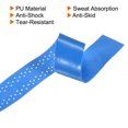 thumbnail image 4 of Unique Bargains 43.3' Non-Slip PU Tennis Racket Overgrip Tape Wraps with Hole Blue 6 Pack, 4 of 7