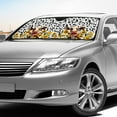 thumbnail image 4 of Xoenoiee Sunflower Cow Pattern Sunshade for Car Windshield Reflective Sun Blocker UV Ray Visor Car Interior Protector Universal Fits Sedans, SUVs, Truck, Hatchbacks, 57.1x27.4 inches, 4 of 6