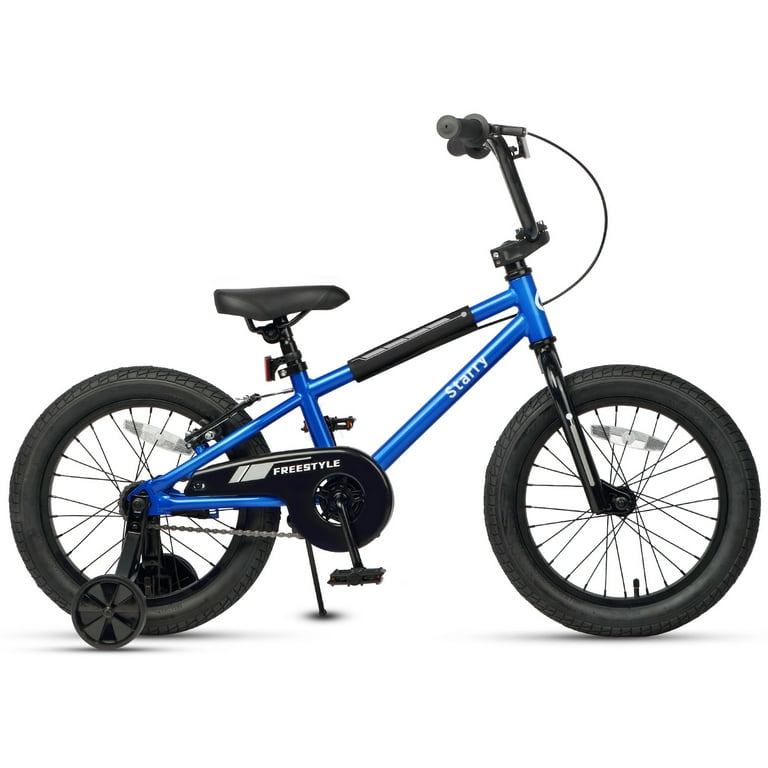 Glerc 18 Inch Little Kids Bike BMX Style Bicycle with Training