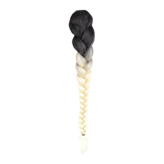 Synthetic Braided Drawstring Ponytail Hair Extensions Wrap Around Long Hairpiece For Women Daily Use