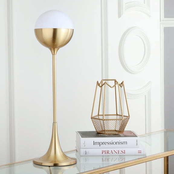 Safavieh Lando Modern 27 In. High Table Lamp, Brass Gold
