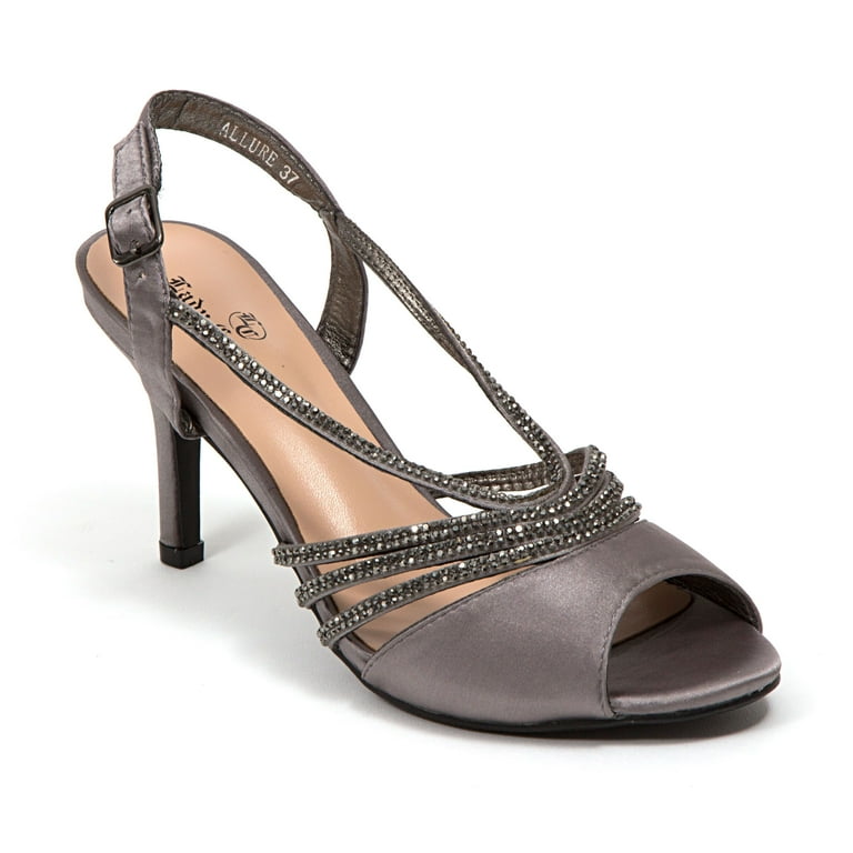 Pewter pumps for wedding hot sale