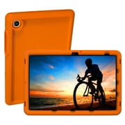 BobjGear Bobj Rugged Tablet Case for Samsung Galaxy Tab A8 10.5 SM-X200, SM-X205 - | Shockproof | Premium Washable Silicone | Kid Friendly (Outrageous Orange)
