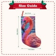 thumbnail image 3 of Lsque Digital Flamingo Vibrant Art Pattern 18 Inch Christmas Stockings, Festive Holiday Stocking for Christmas Decorations Holiday Decor, 3 of 7