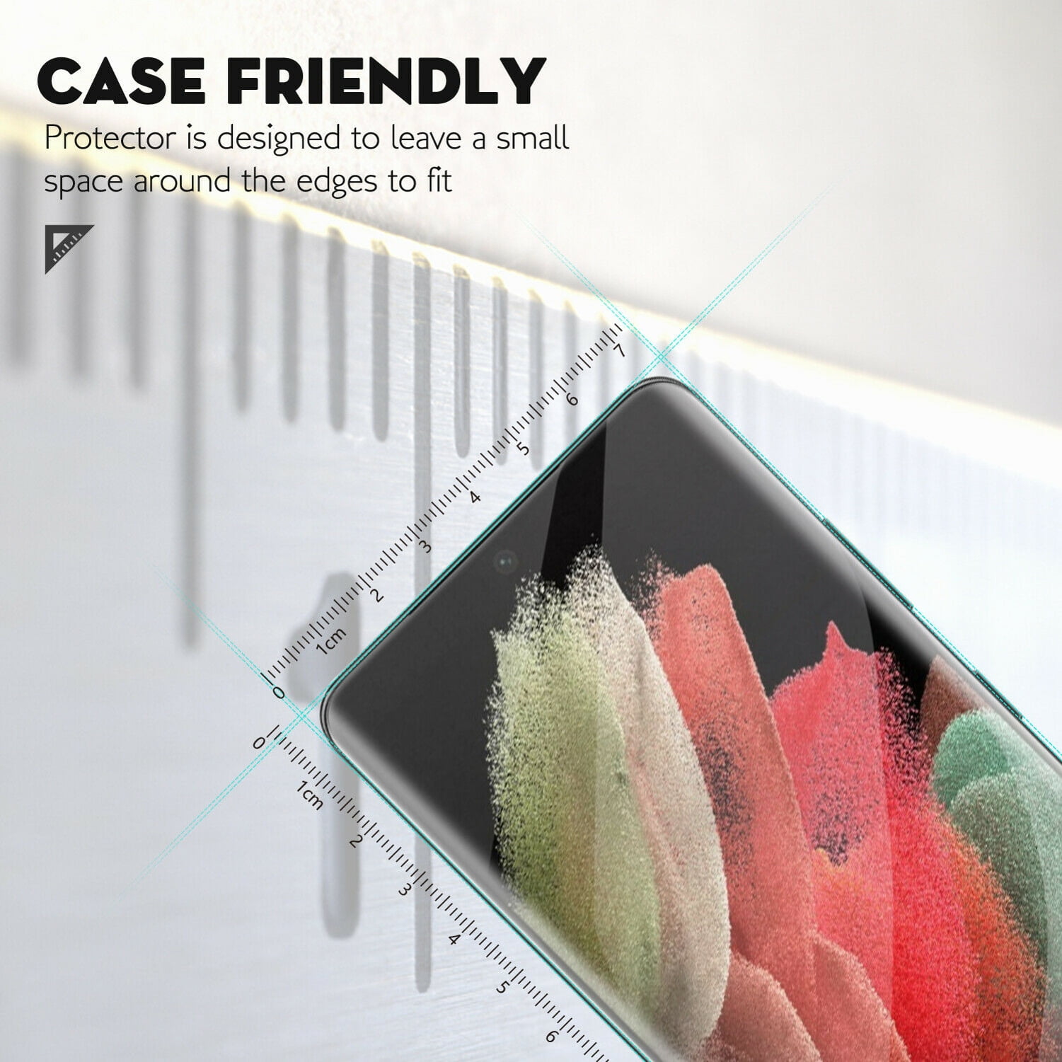 Matte Screen Protector w Case Belt Clip for Samsung Galaxy S21 - TPU Film Anti-Glare Anti-Fingerprint, Holster Swivel Cover