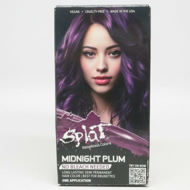 Splat Midnight Plum No Bleach Needed Hair Color 1 Kit