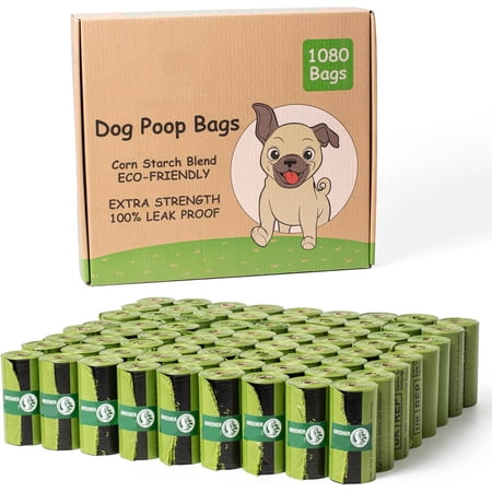 Poop Bags for Dog Waste Extra Thick Strong Leak-Proof