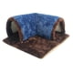 thumbnail image 1 of Escondite de conejillos de indias Estera extraíble Túnel cálido para animales pequeños Cama y túnel 2 en 1 Azul, 1 of 8