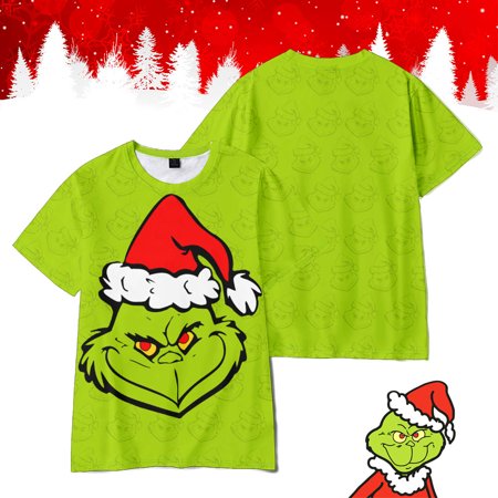 

Christmas Girls and Toddlers T-Shirt Retro Short-Sleeve Shirts Christma Gift for Toddlers Teenager