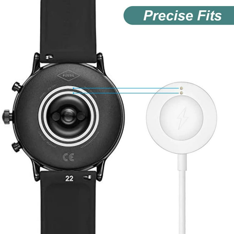 Charger for Fossil Gen 4 Gen 5 Gen 5E Gen 6 Charging Cable Cord for Fossil Gen 4 Explorist HR Venture HR Sport Gen 5 Garrett HR Carlyle Julianna Smart Watch Walmart