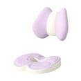 thumbnail image 3 of Almohada de soporte para la espalda y cojín tipo dona para sentarse Almohada transpirable para la zona lumbar Violeta, 3 of 8