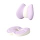 thumbnail image 3 of Cojín de espuma viscoelástica para la espalda y cojín tipo dona para sentarse, almohada antideslizante para la espalda Violeta, 3 of 9