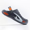 thumbnail image 5 of Men's Close Toe Platform Sandals Wide Width Breathable Slip on Clogs Lightweight Non Slip Garden Work Shoes Gray Size 8, 5 of 7