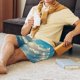 thumbnail image 5 of Fotbe Sunshine Cute Winged Cat Pantalones Cortos de Pijama para Hombre, Ropa de Dormir, Pantalones de Pijama Cortos para Hombre-X-Large, 5 of 6
