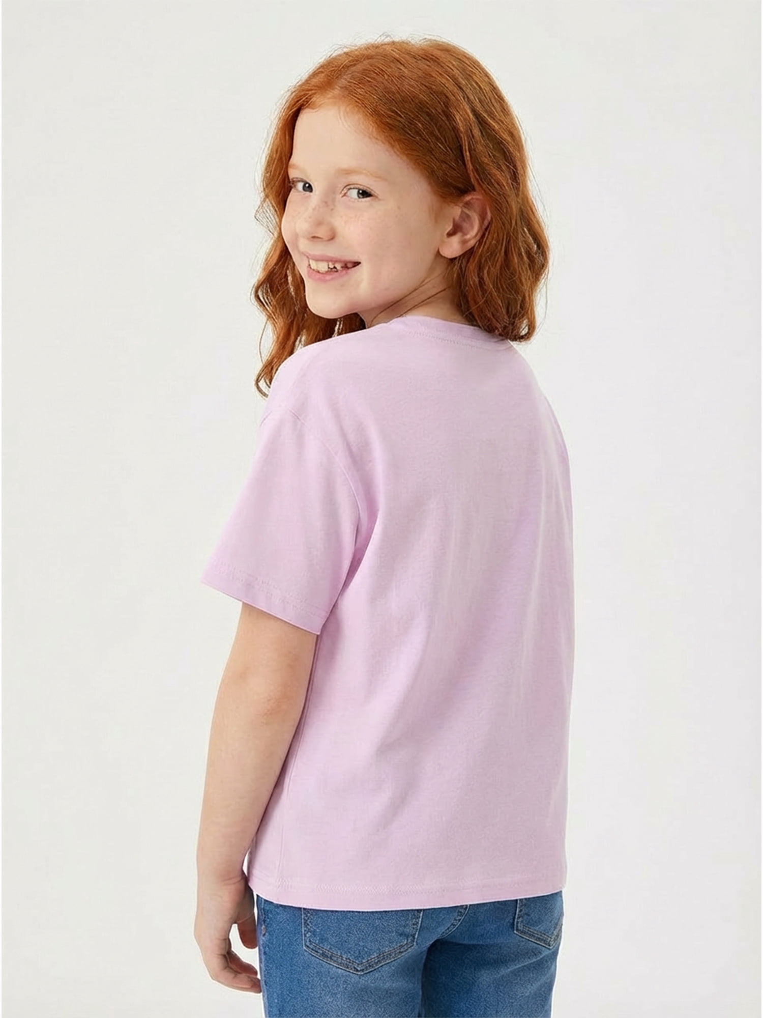 Toy Story Girls Take Me To Your Pizza Graphic T-Shirt with Short Sleeves, Sizes 4-16