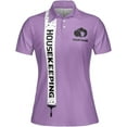 thumbnail image 6 of Personalized Housekeeping Polo Shirts 3D Print Cleaning Service, Housekeeper House Cleaning Uniforms for Women (Pink, XL), 6 of 10