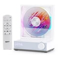 thumbnail image 1 of MEGICOT Lecteur CD Bluetooth Rechargeable avec Haut-Parleurs/éclairage RVB/port de Clé USB/télécommande/enregistrement de Musique, Lecteur de Musique Rétro de Bureau Vertical, 1 of 10
