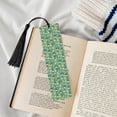 thumbnail image 4 of Kdxio Animals with Leaf Print Metal Tassel Bookmarks,Perfect Gift for Art Lovers and Bookworms Metal Bookmarks for Women, 4 of 8