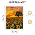 thumbnail image 2 of Nawypu  Large Canvas Wall Art Field of Blooming Sunflowers Posters Prints Sunset Landscape Pictures Modern Home Decor Stretched and Framed Ready to Hang, 2 of 5