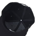 thumbnail image 4 of WITHMOONS Snapback Hat Keith Haring Pop Art Print Dog Embroidery Baseball Cap CR2953 (Black), 4 of 4